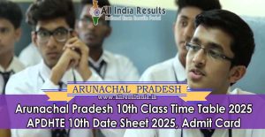 APDHTE 10th Time Table 2025